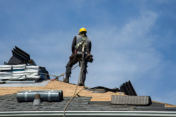 Professional Roof Replacement technician working in Wayne, MI
